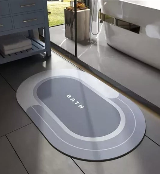 Alfombra Baño Super Absorbente redon